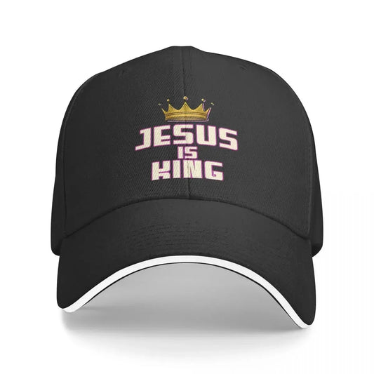 New Jesus Is My King Jesus Christ Washed Men's Baseball Cap
