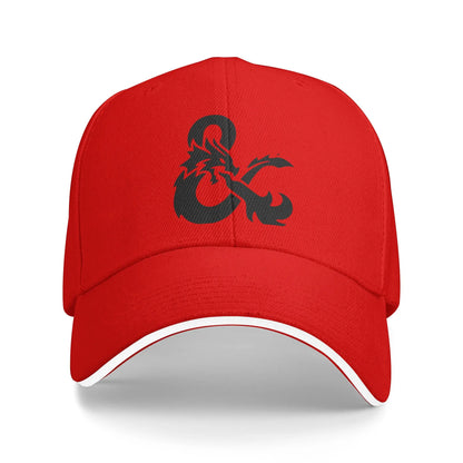 D-Dungeon Dragon DnD Master Casual Baseball Cap
