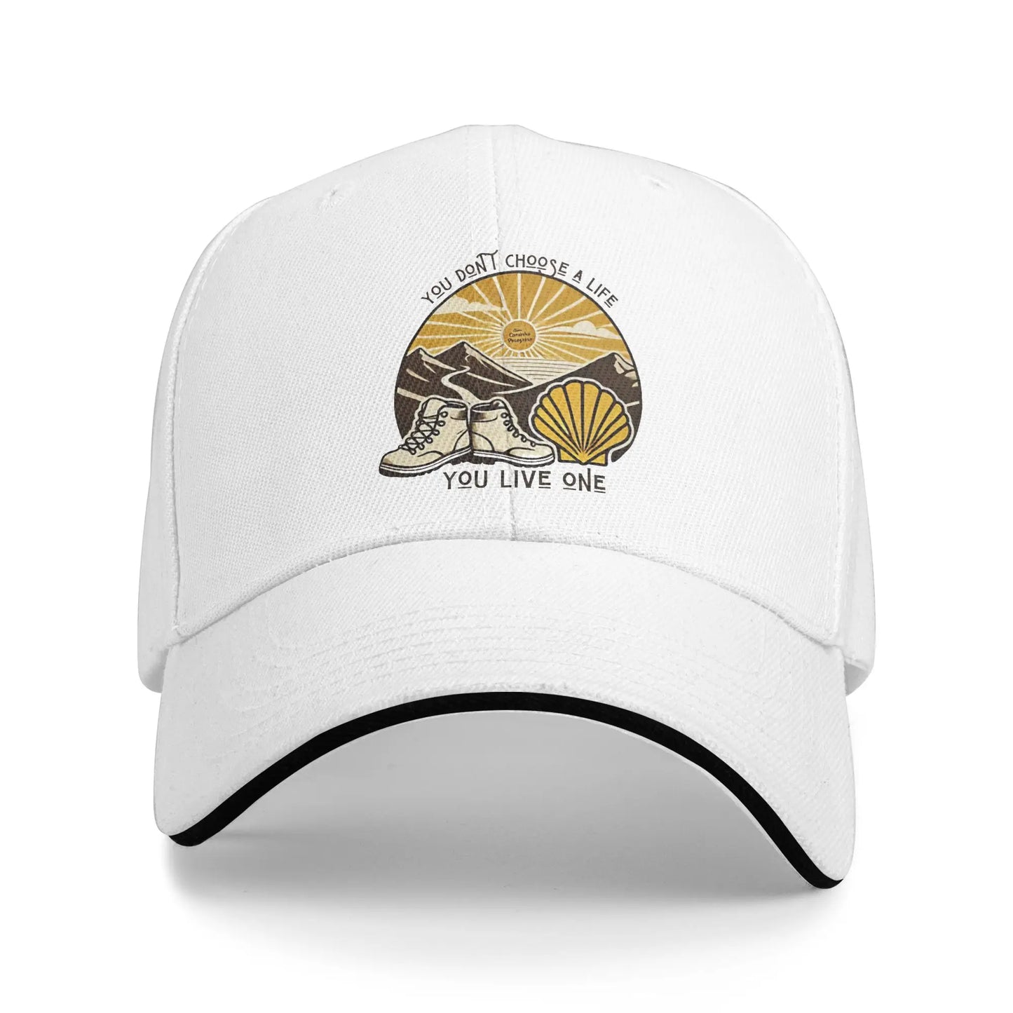 Camino De Santiago De Compostela Pilgrim Sandwich Hats Adult Baseball Cap