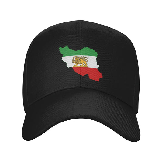Flag Map Of Iran Iranian Flag Baseball Cap