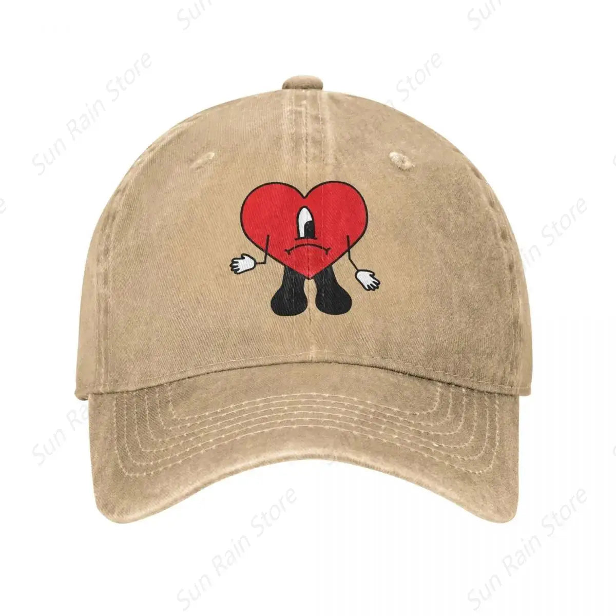 Bad Bunny Denim Baseball Cap Men Un Verano Sin Ti Music Cap Summer Autumn Vintage Casquette