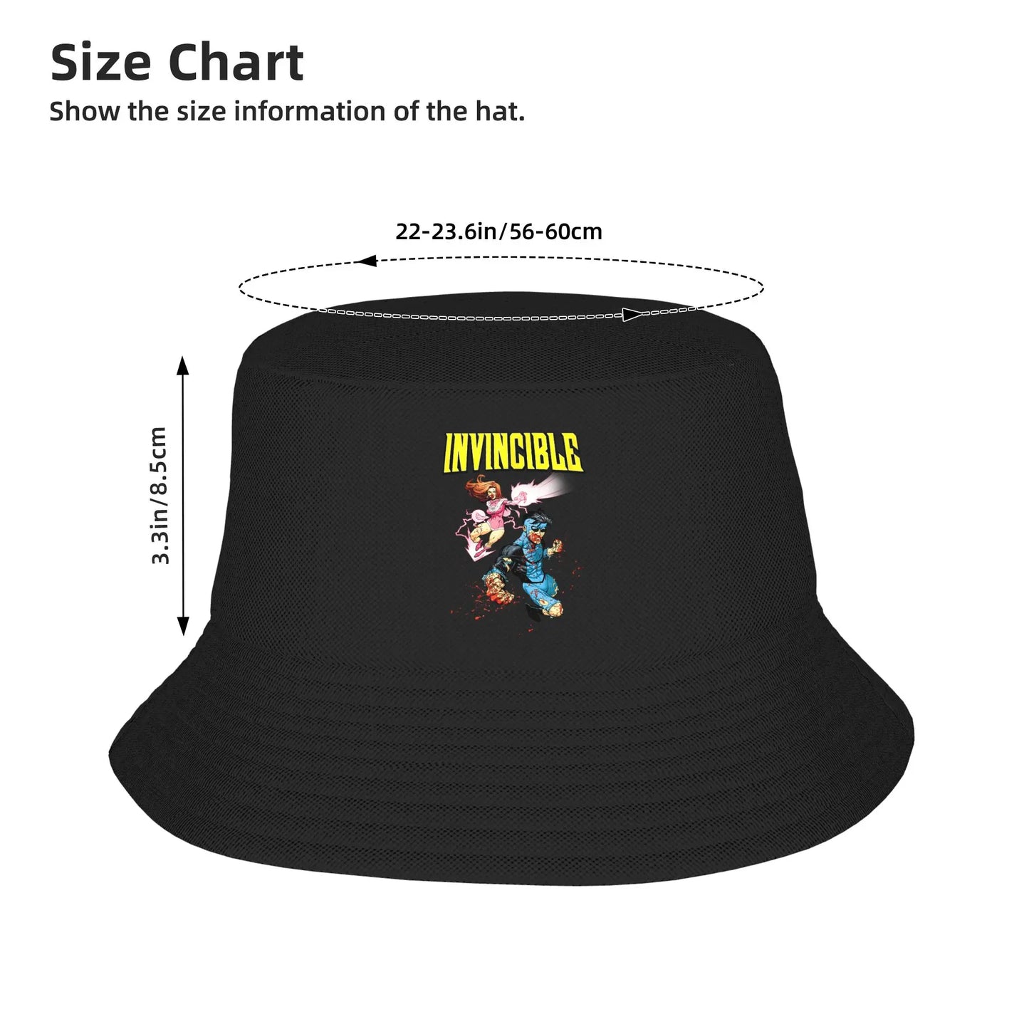 Invincible And Atom Eve Attack Bucket Hat