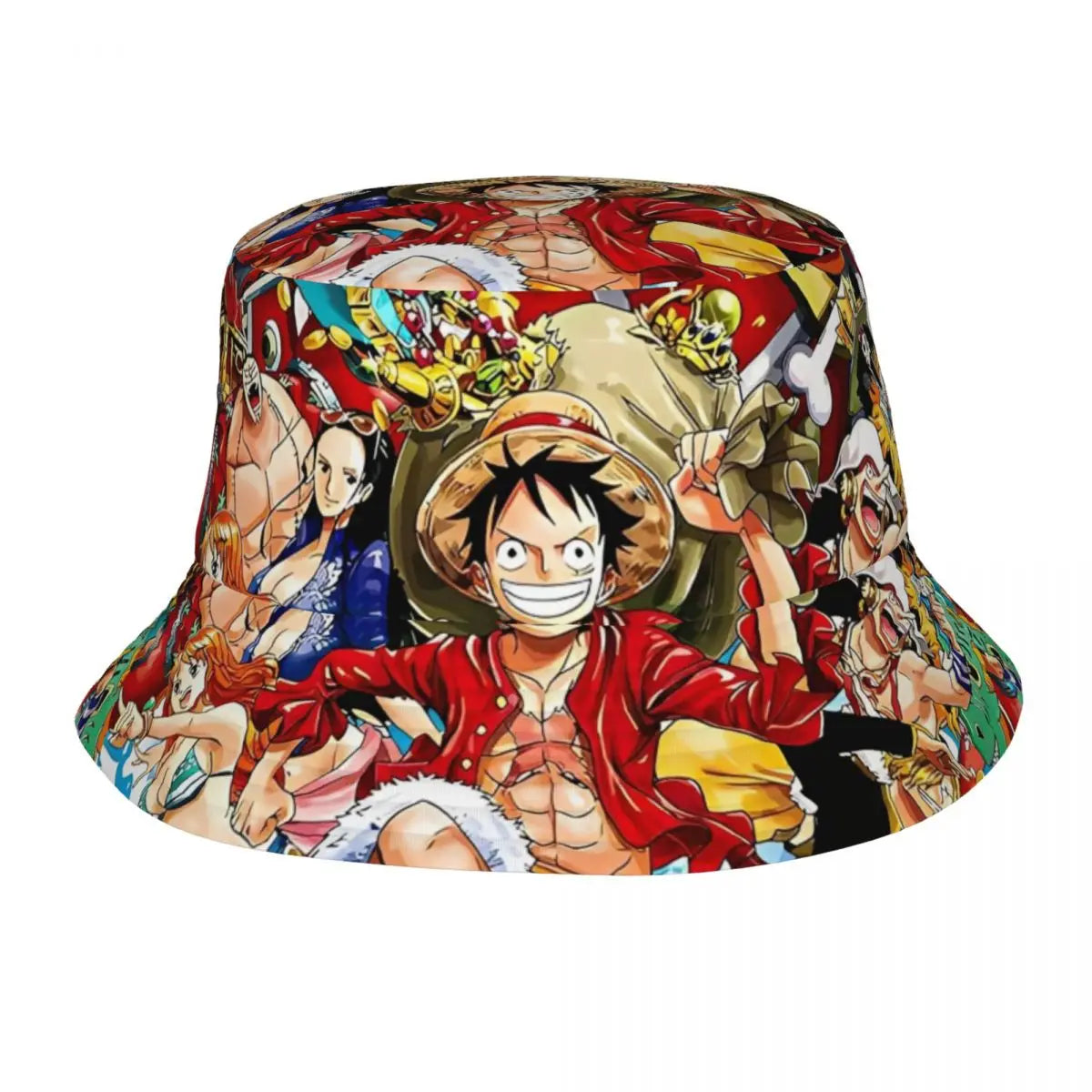 One Piece Anime Bucket Hats Monkey D Luffy