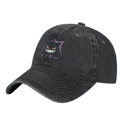 Fashion Retro Gengar Cool Style Graphic Baseball Caps