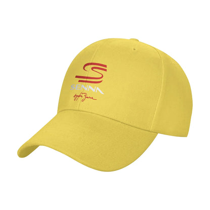 Ayrton Senna Signature Cap Men Women Racing Car Hats Golf Hats Baseball Caps