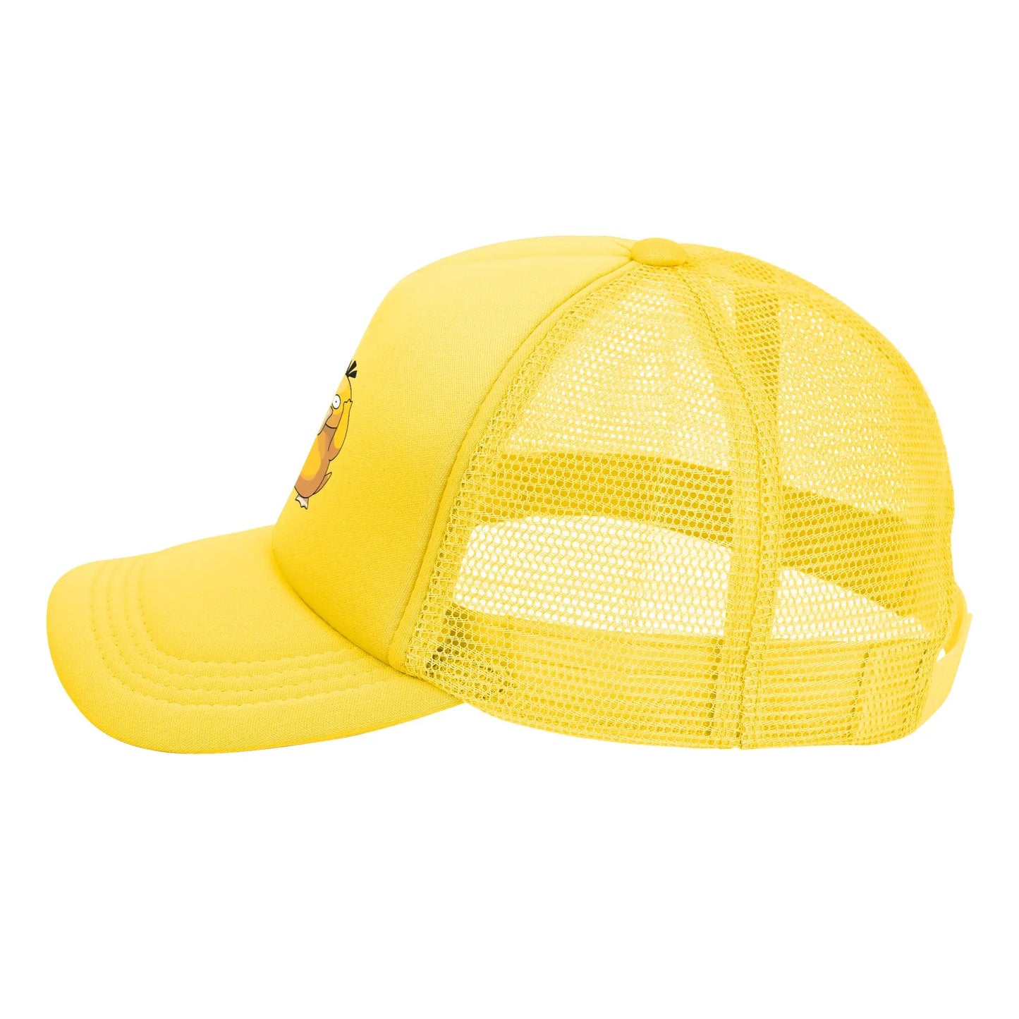 Unisex Psyduck Pokemoned Trucker Hat Mesh Baseball Caps