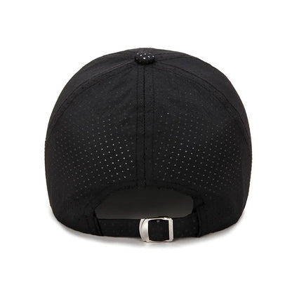 New Summer Men Women Snapback Quick Dry Mesh Baseball Cap Sun