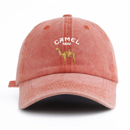 CAMEL Print Washed Baseball Cap