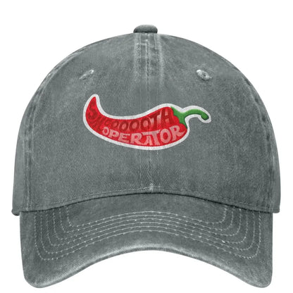 Smooth Operator- Denim Baseball Cap Carlos Sainz Running Hippie Hip Hop Hats Summer