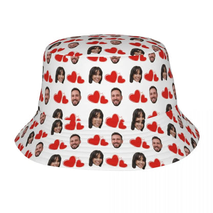 Personalized DIY Your Picture Bucket Hats for Unisex Summer Best Friends