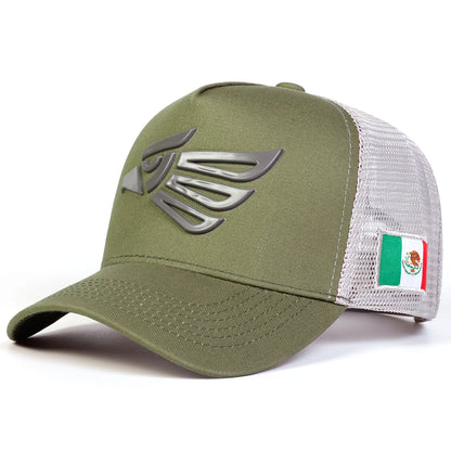 Unisex Mexican Eagle Label Baseball Caps