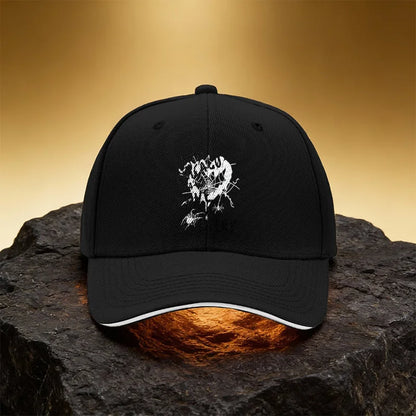 Spider Web Skull Pattern Hat Unisex Printed Baseball Cap