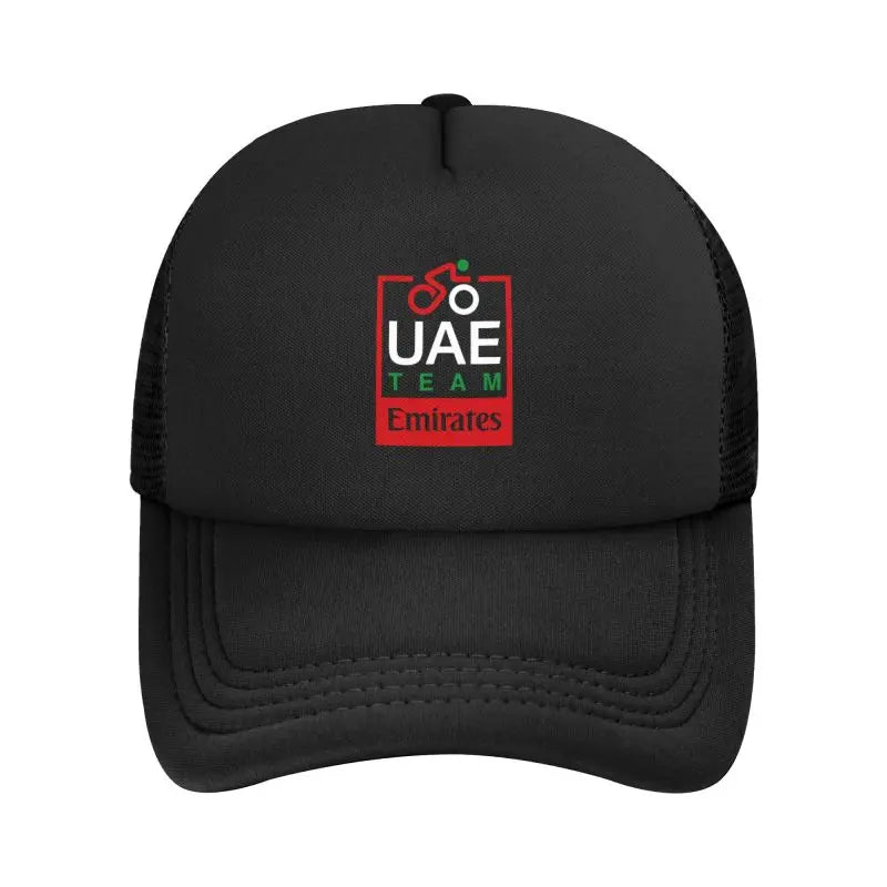 UAE Road Vehicle Print Mesh Baseball Cap