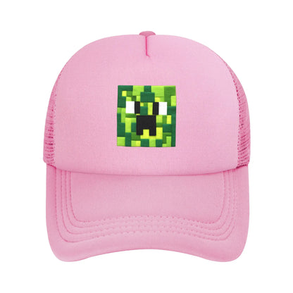 Felt Creepers Mesh Baseball Caps
