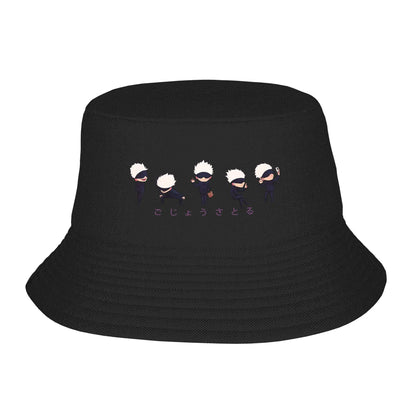 Casual Jujutsu Kaisen Bucket Hat Men Women Lightweight Japan Anime
