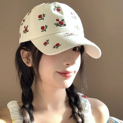 Fashion Sweet Style Embroidered Baseball Cap