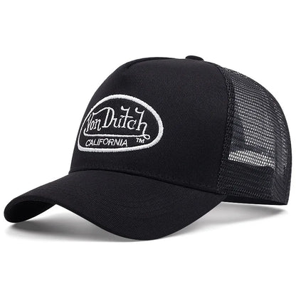 ON Baseball Cap Breathable Shade Alphabet Embroidery Sunblock Mesh Embroidered DUTCH
