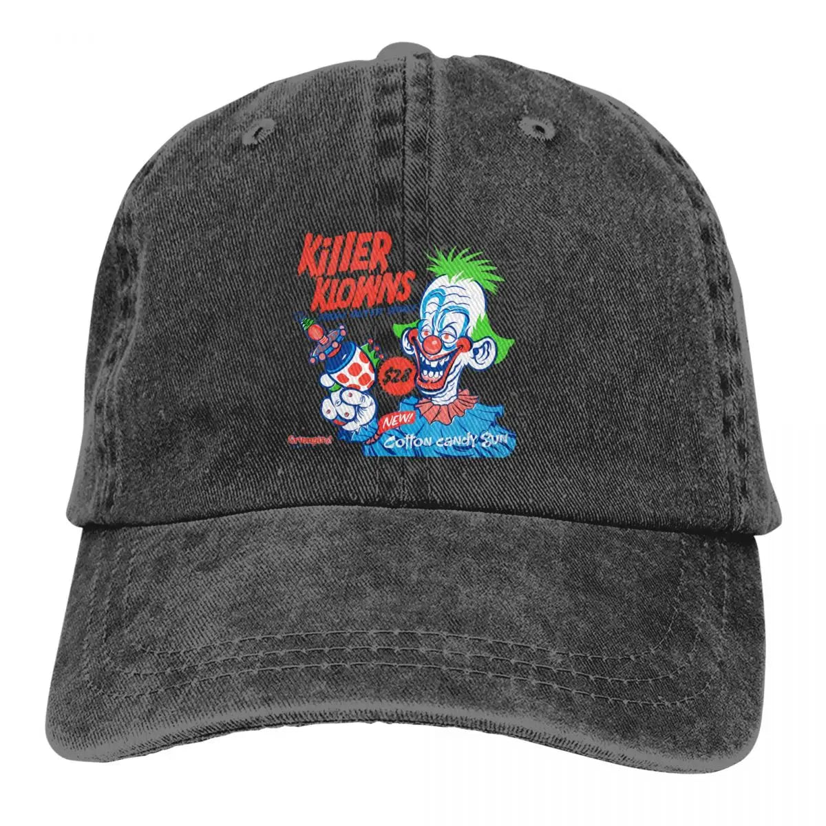Candy Gun Baseball Caps Peaked Cap Killer Klowns From Outer Space Film