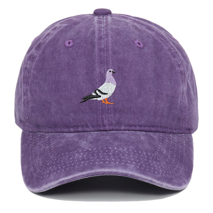 Baseball Cap Suitable For All Seasons, Pigeon Embroidery Pattern, Men's And Women's Daily Casual Fashion