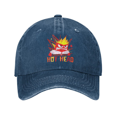 Inside Out 2 Hot Head Anger Casual Baseball Cap