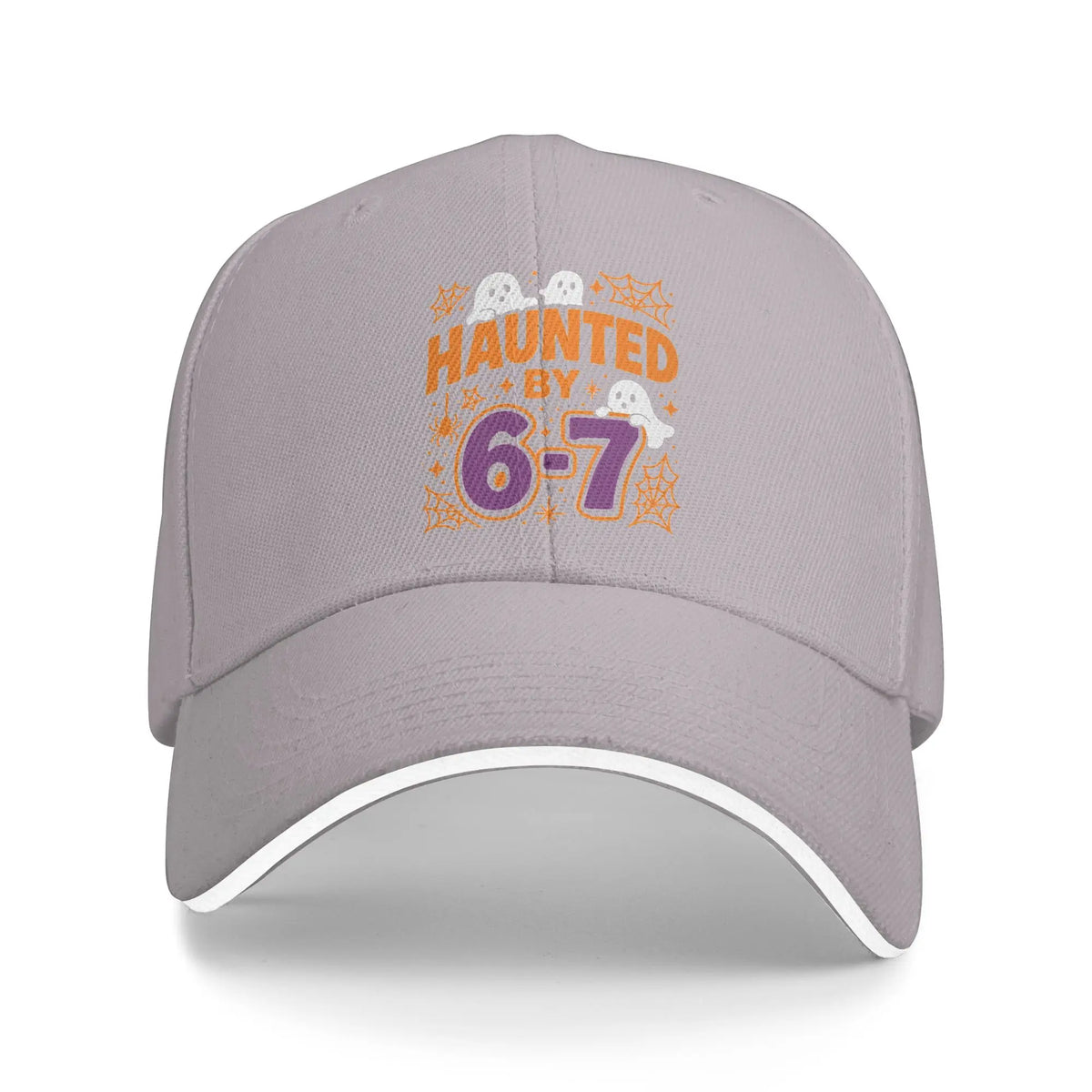 Haunted By 67 Halloween Meme Funny 67 meme Halloween Sun Baseball Cap