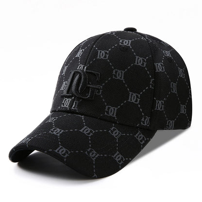 The New Korean Version of the Printed Letter Embroidered Cap Men's