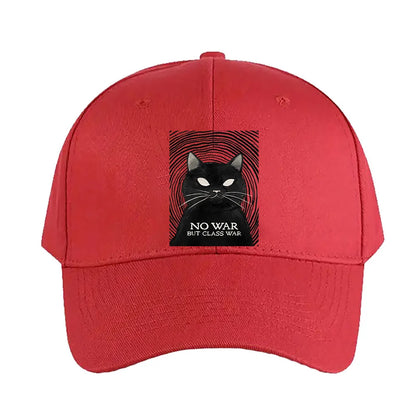 No War But Class War Cat Baseball Cap