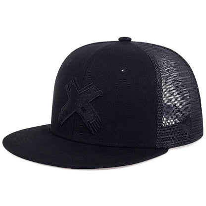IPC New Unisex Simple Letter X Embroidery Hip-hop Snapback Caps