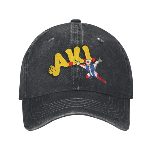 Washed Baseball Cap Aki Man Muscle Baseball Caps