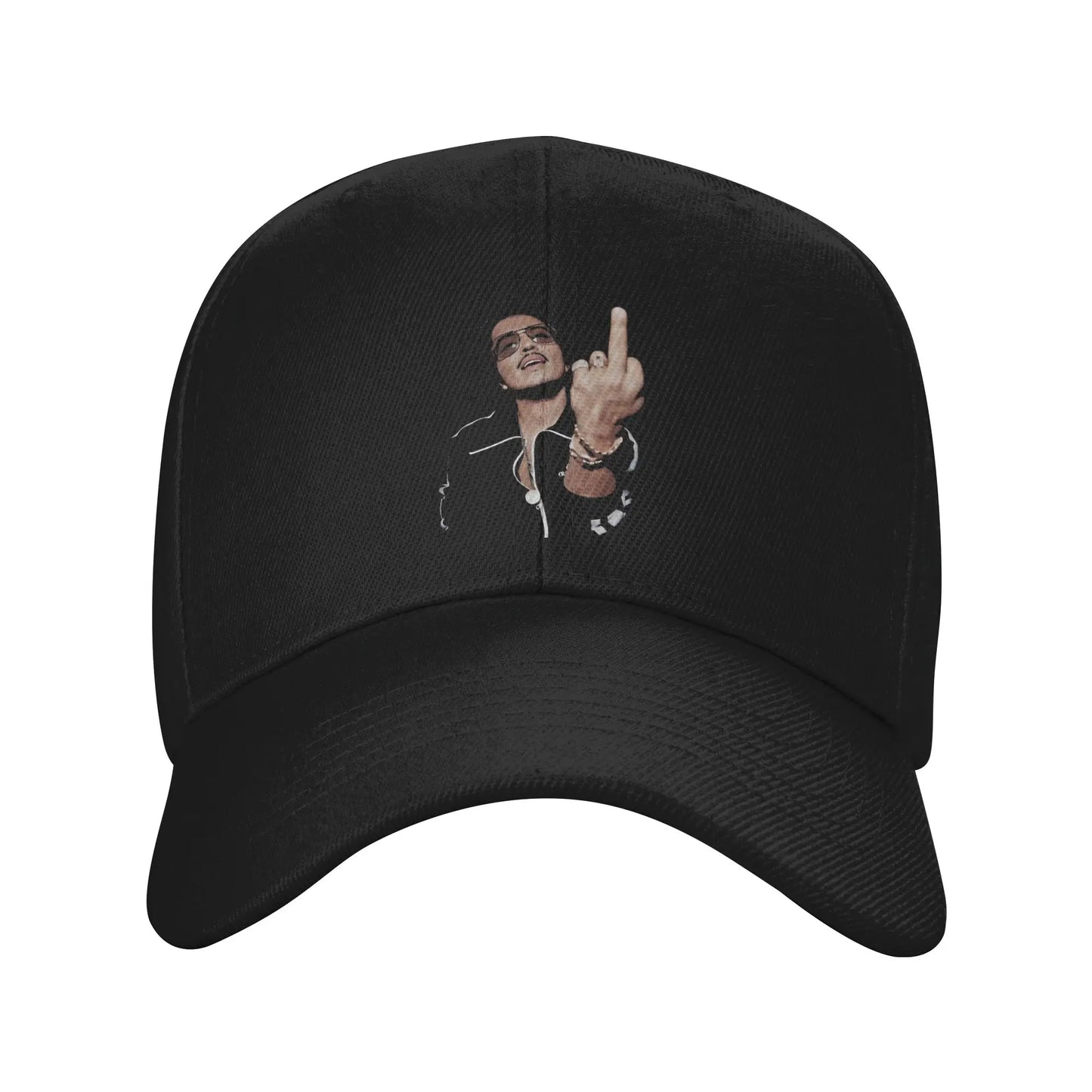 Singer Bruno Mars Portrait Graphics Baseball Caps