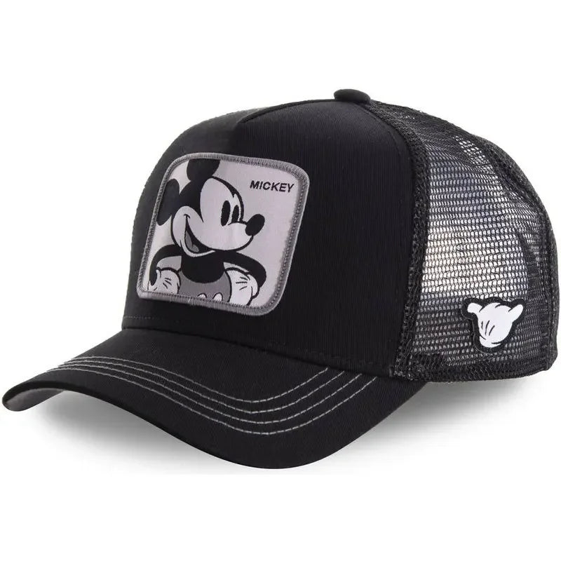 High Quality Disney Styles Anime Cartoon Snapback Cotton Baseball Cap Men Women Hip Hop