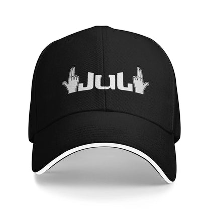 JuL C'est Pas Des Lols Baseball Caps Popular Logo Rapper Sandwich Cap For Men Women