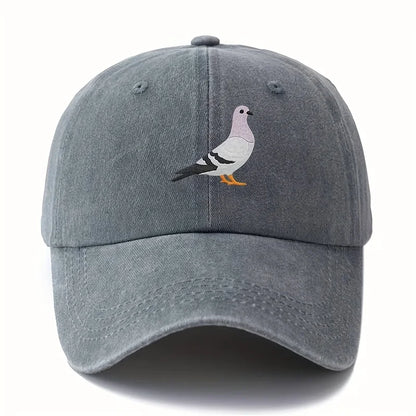 Pigeon Print Baseball Cap For Both Men And Women