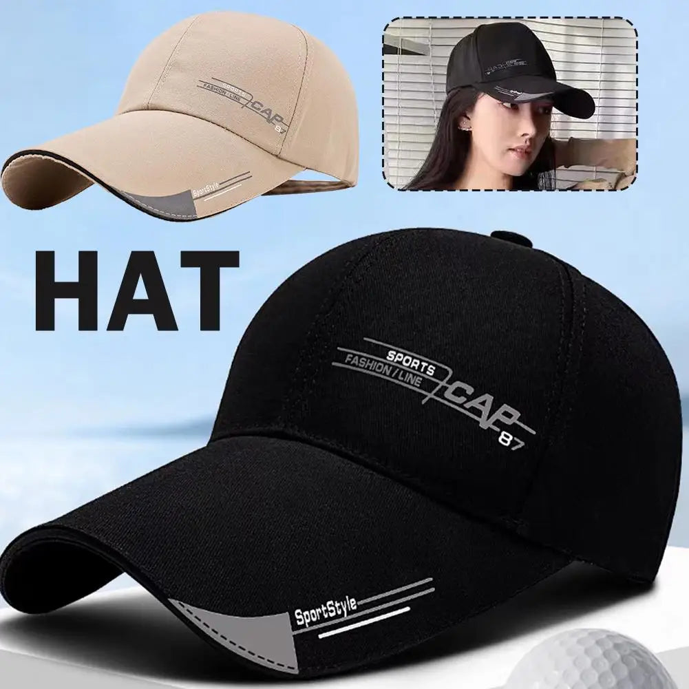 Baseball Cap Sports Cap Solid Color Sun Hat
