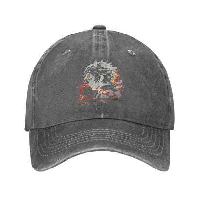Tanjiro DARK BACKGROUND Demon Slayer Baseball Hat