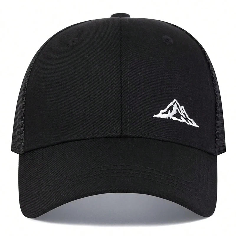 Unisex Mountain Range Embroidery Baseball Caps