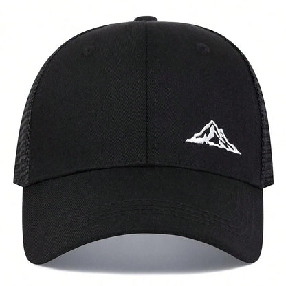 Unisex Mountain Range Embroidery Baseball Caps