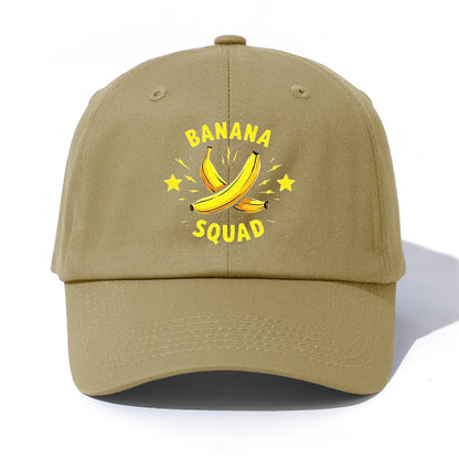 BANANA SQUAD Print Baseball Cap For Adults