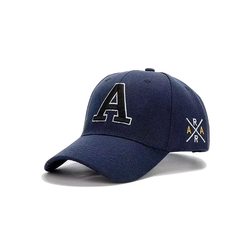 Summer Men's Embroidered A Letter Baseball Hat