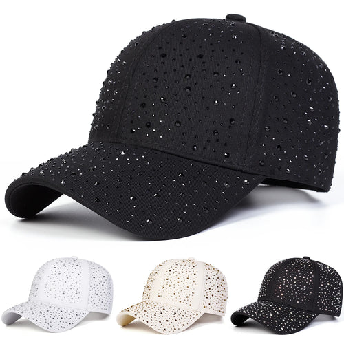 Unisex Rhinestone Baseball Caps