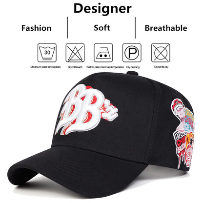 Unisex BB Letter Embroidery Baseball Caps