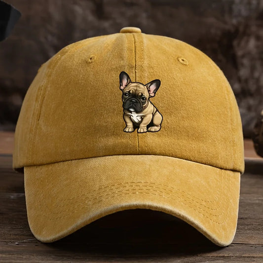French Bulldog Printed Baseball Hat For Men Women