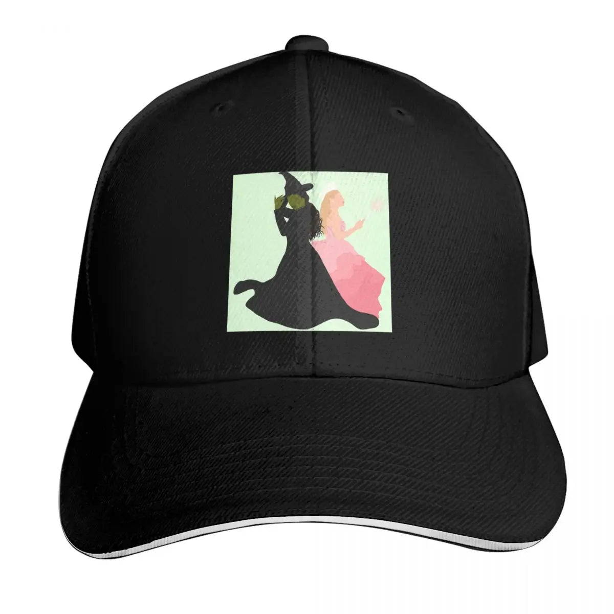 Wicked Movie Glinda And Elphaba Logo Cap Fashion Casual Baseball Caps