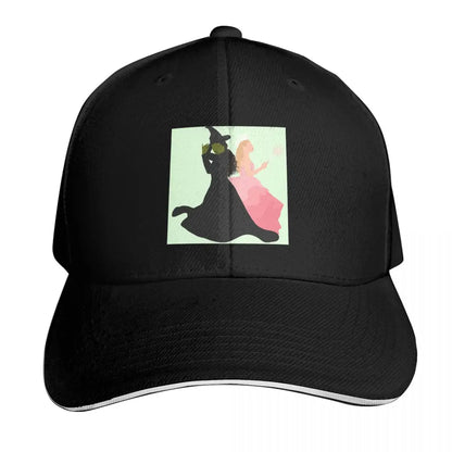 Wicked Movie Glinda And Elphaba Logo Cap Fashion Casual Baseball Caps