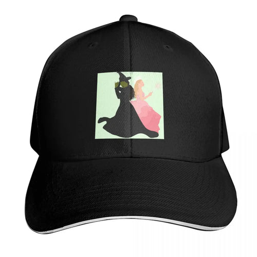 Wicked Movie Glinda And Elphaba Logo Cap Fashion Casual Baseball Caps