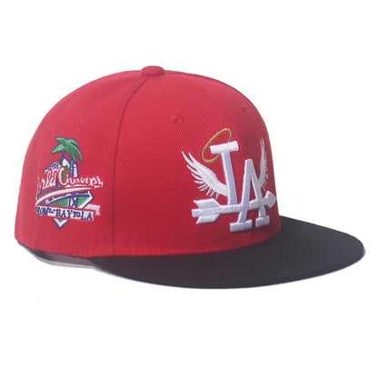2025 New Letter Wing Side Coconut Tree Embroidery High Quality Street Rap Hip Hop Baseball Hat