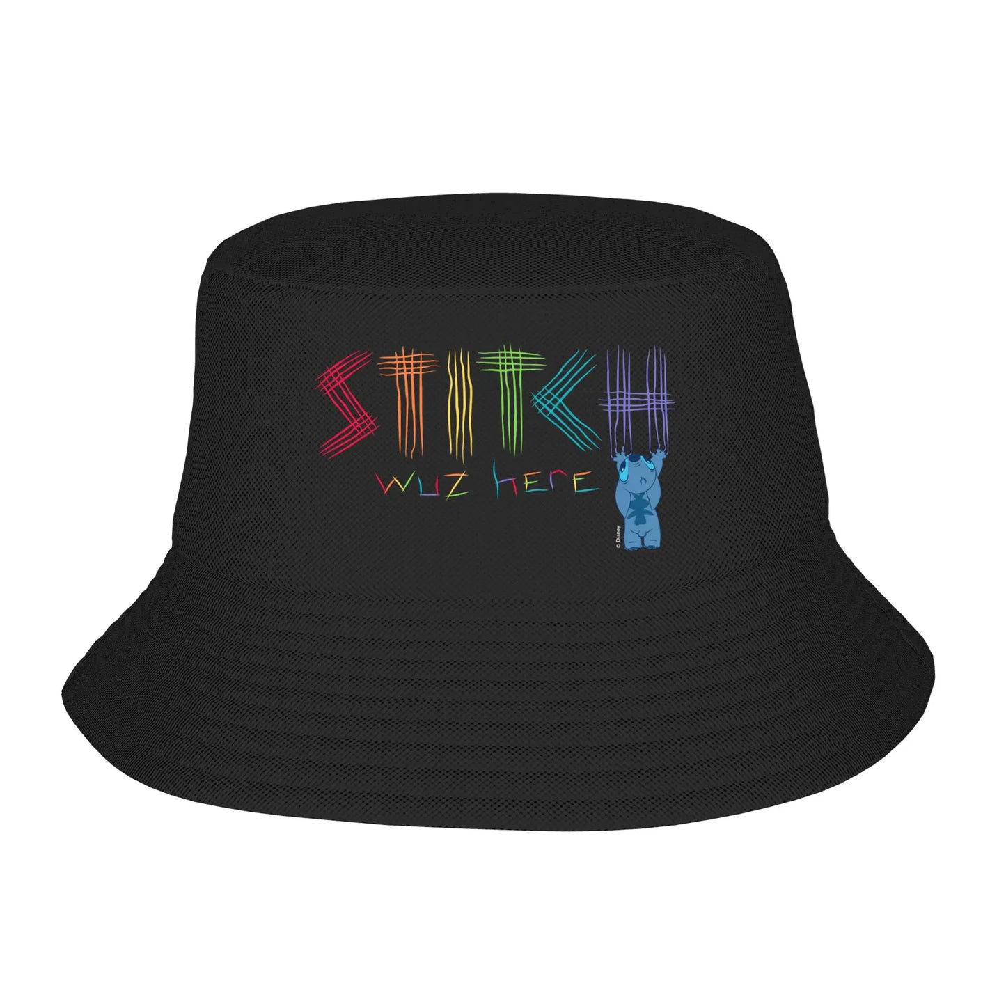 Vocation Getaway Headwear Smiley Stitch Cute Anime Bucket Hat Fashion Women