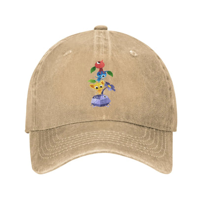 Cute Pikmins Sun Baseball Cap