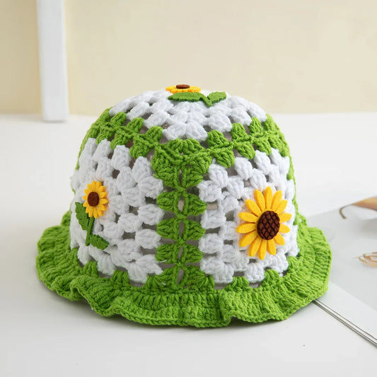 Bohemian Women's Hand-Crocheted Fisherman Hat