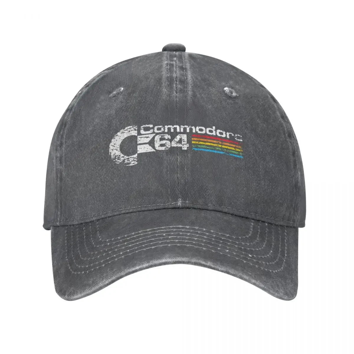 Hip Hop Denim Retro Commodore 64 Baseball Cap Homme Spring Autumn